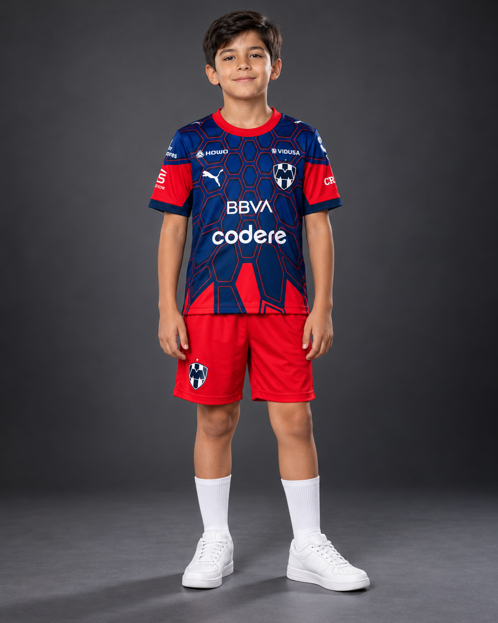 Jersey Rayados portero Spider 26-27 infantil