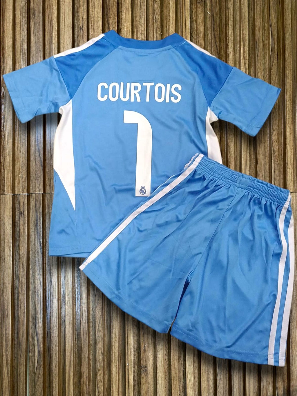 Jersey Real Madrid Portero Azul COURTOIS 25-26