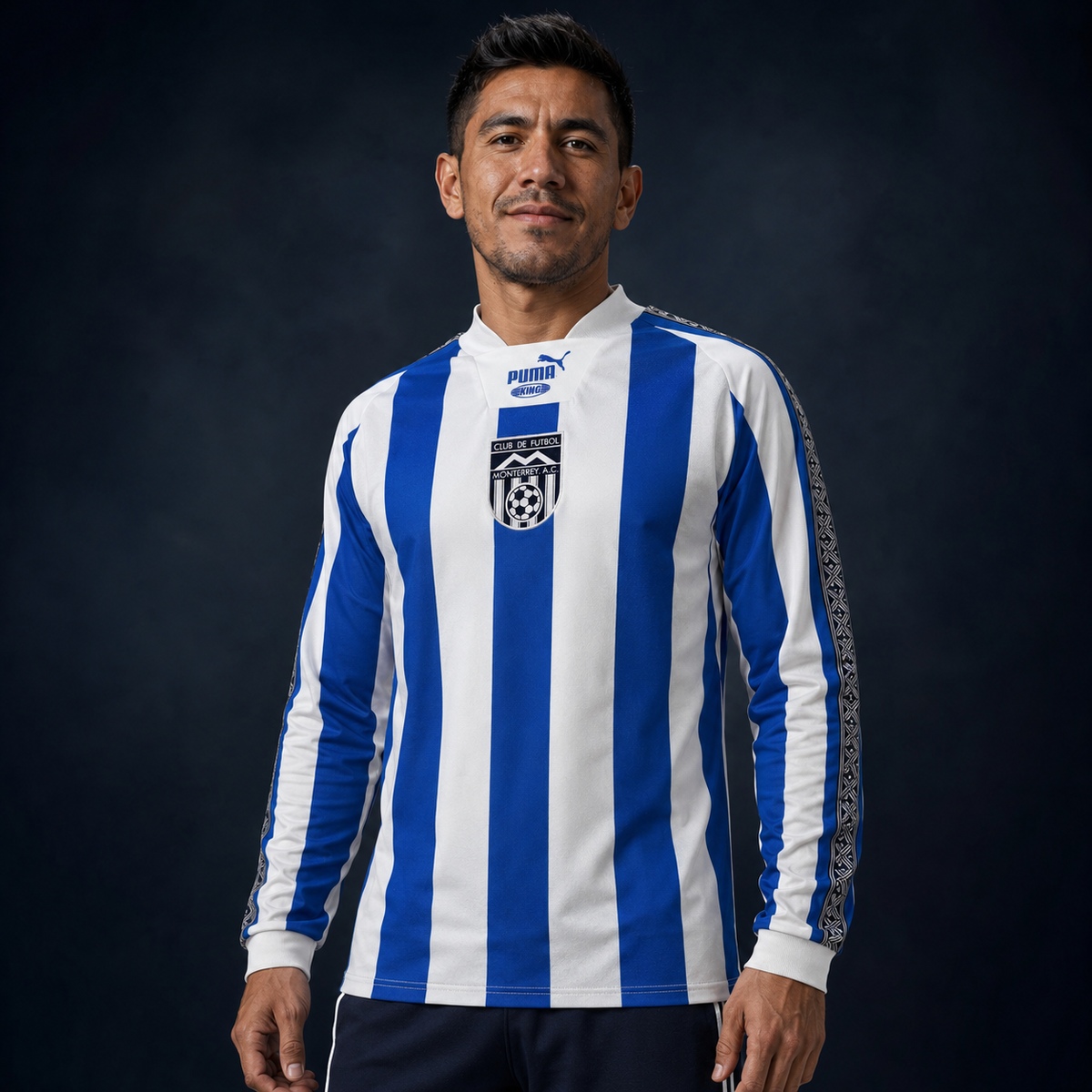 Jersey Rayados King manga larga