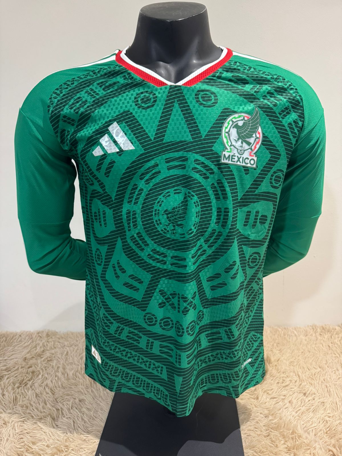 Jersey Mexico Local Manga Larga 26 V. Jugador