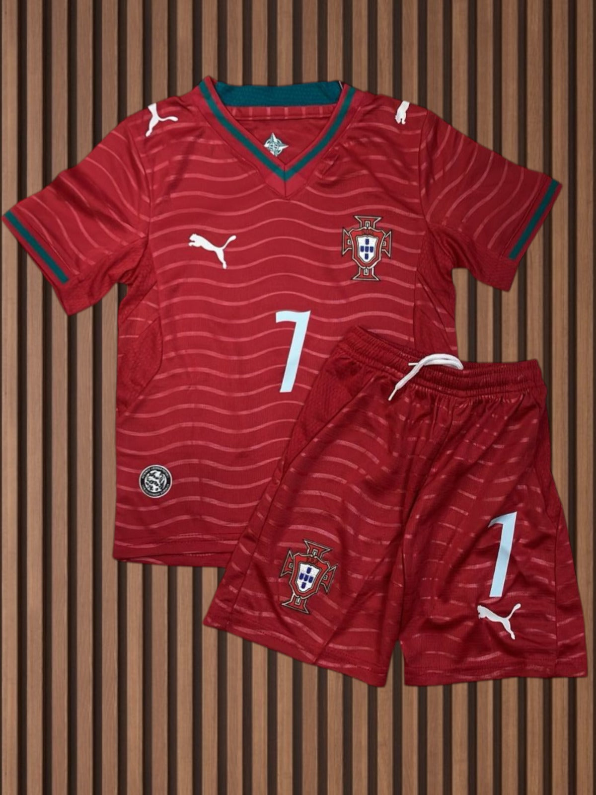 Jersey Portugal Local Mundial 26 RONALDO Infantil