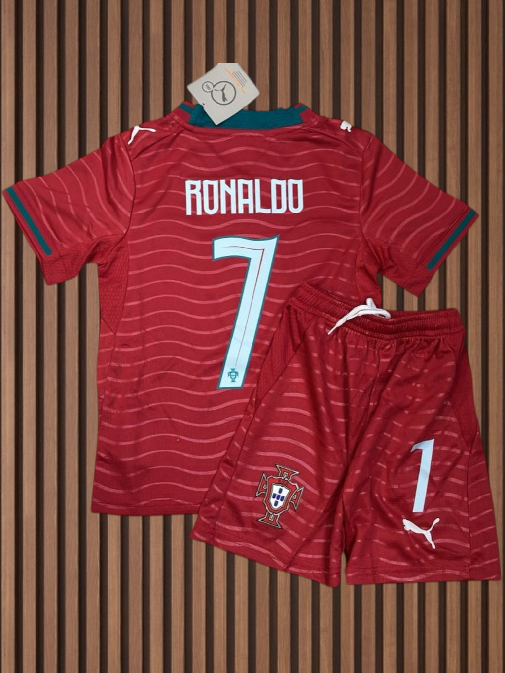 Jersey Portugal Local Mundial 26 RONALDO Infantil