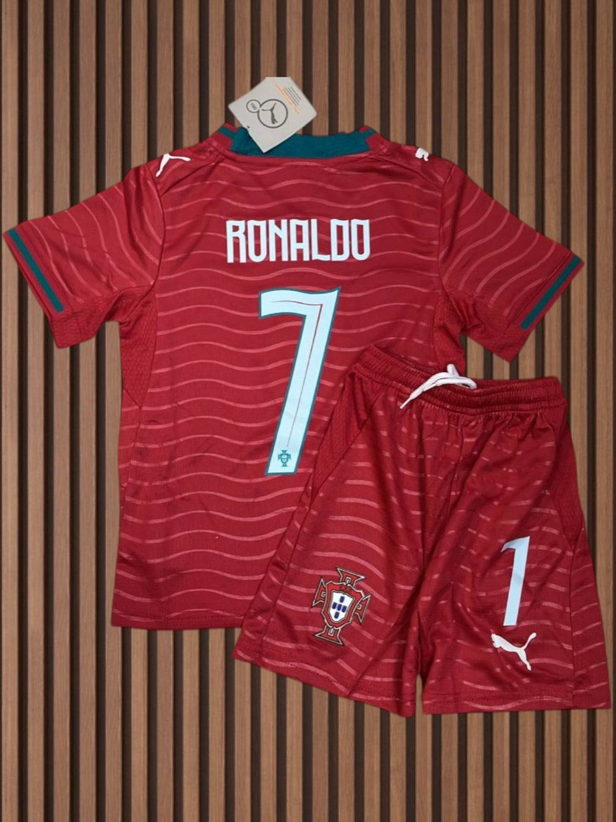Jersey Portugal Local Mundial 26 RONALDO Infantil