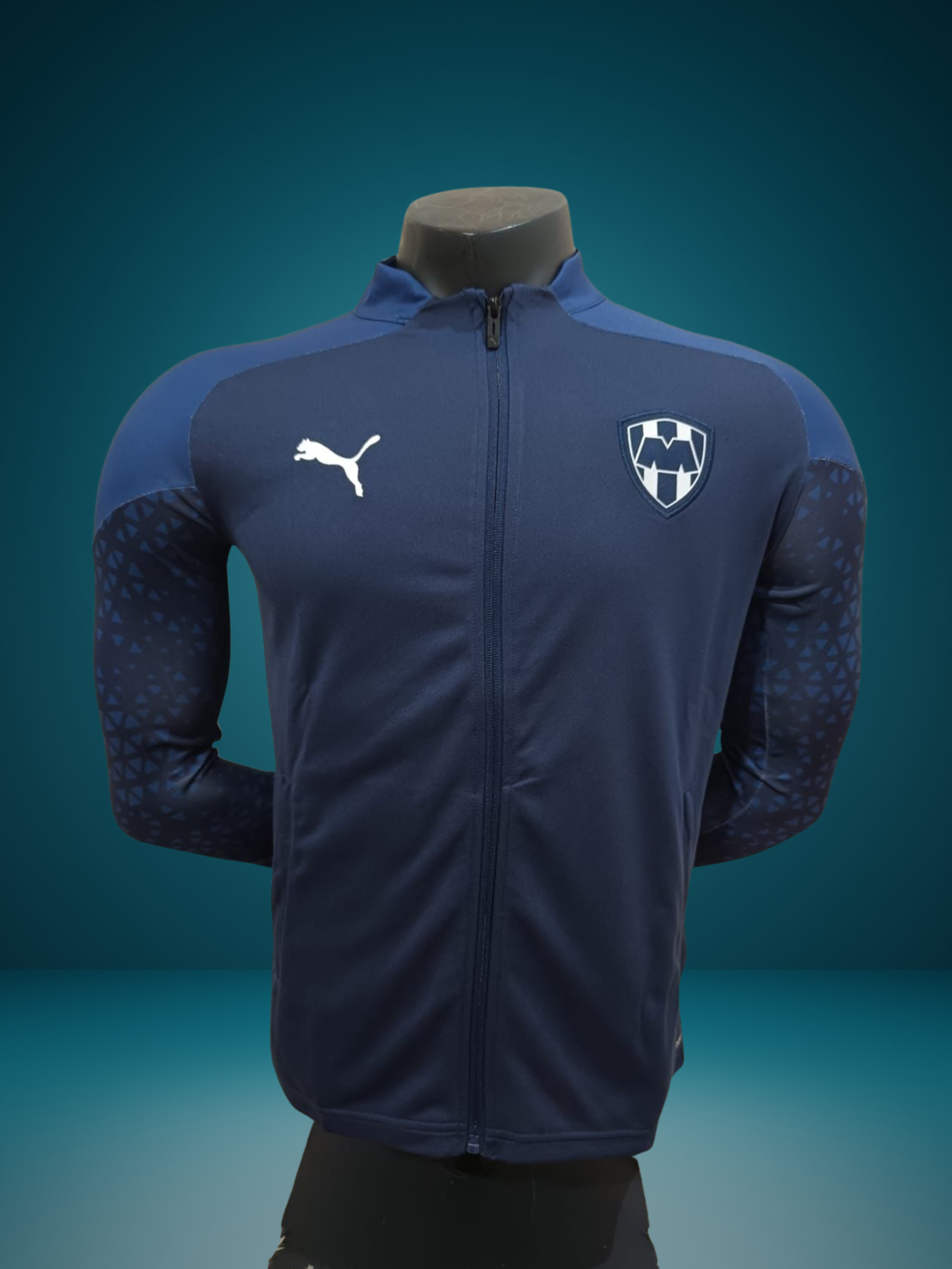 Jacket Rayados entrenamiento azul