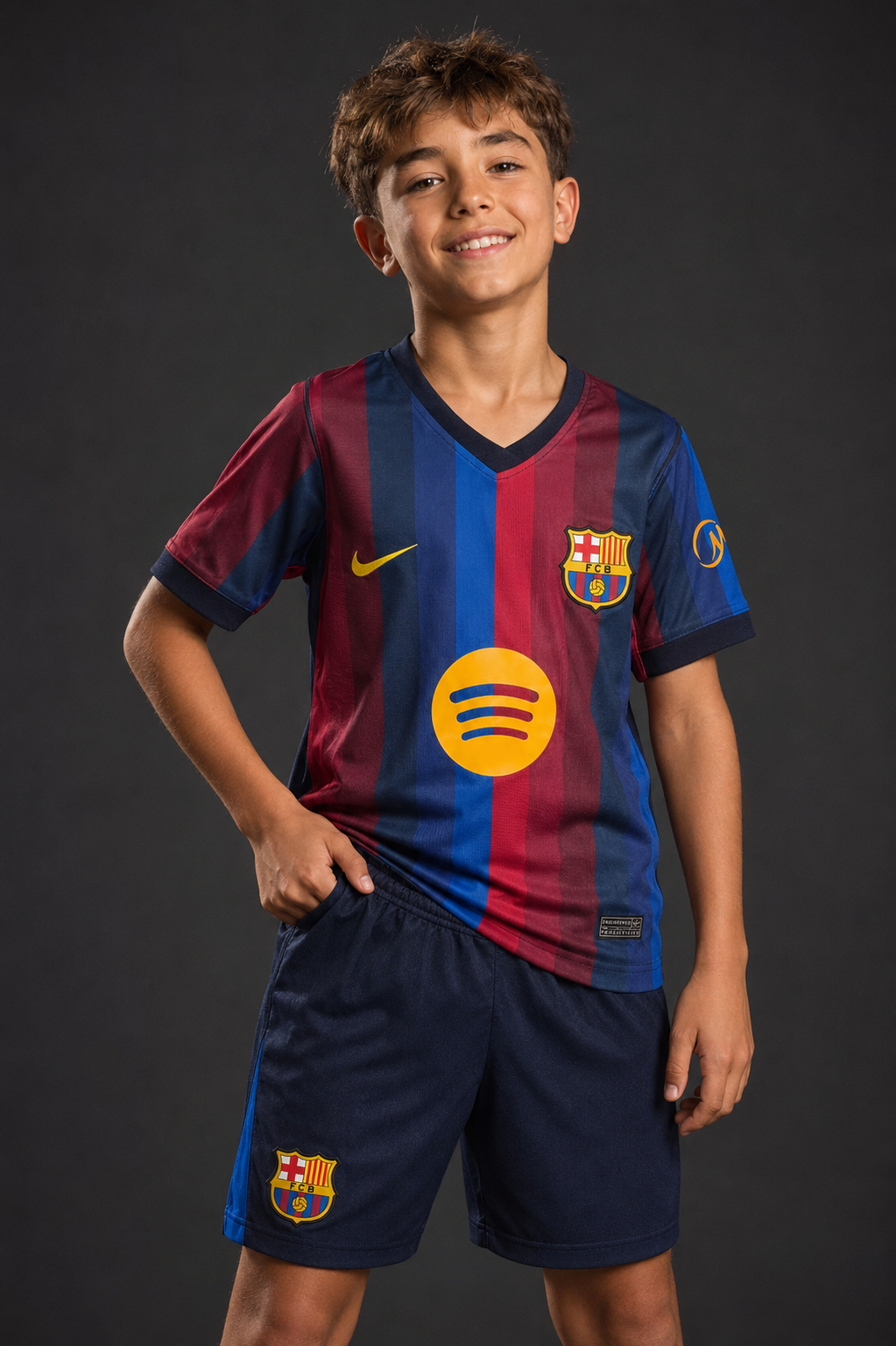 Jersey Barcelona Local 26-27 LAMINE infantil