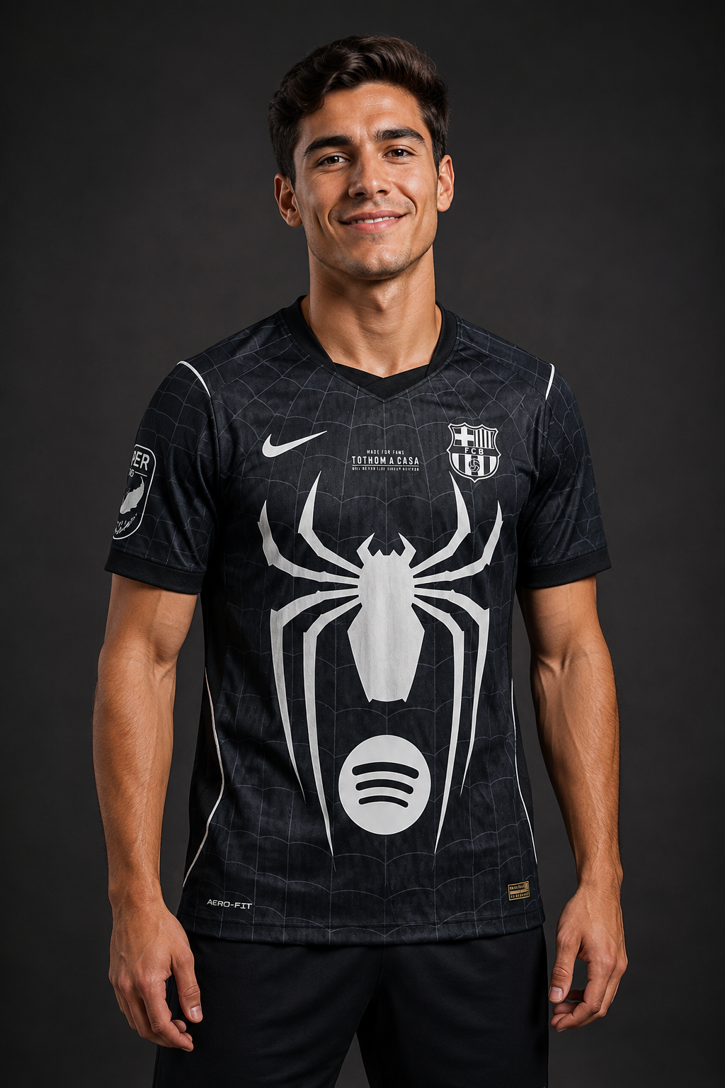 Jersey Barcelona x SPIDER-MAN VENOM
