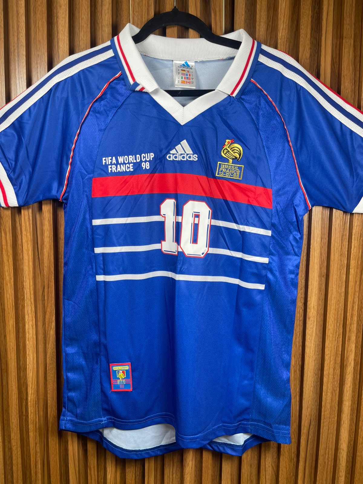 Jersey Francia Local Zidane 98