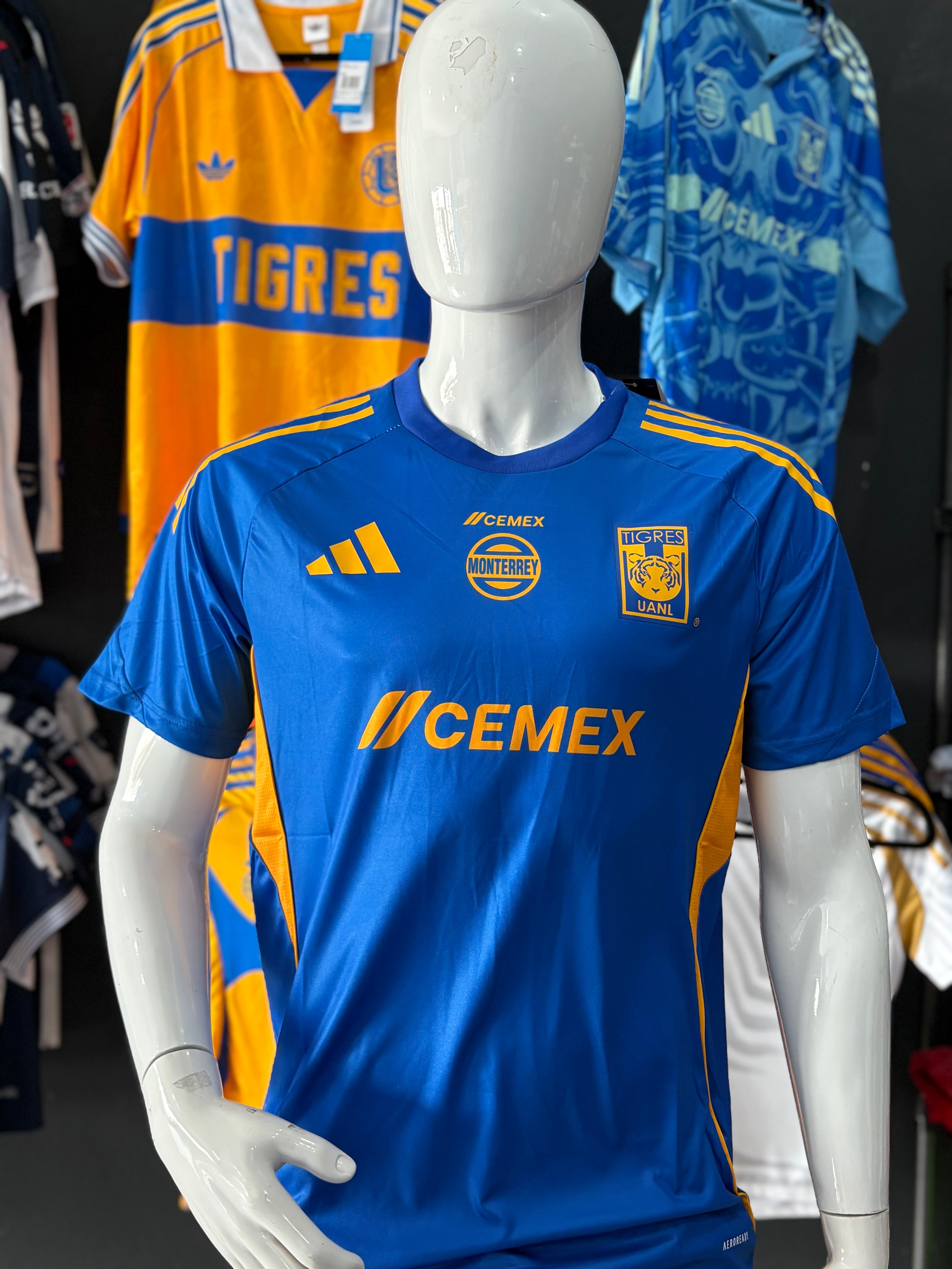 Jersey Tigres Entrenamiento Azul 25 V. Jugador