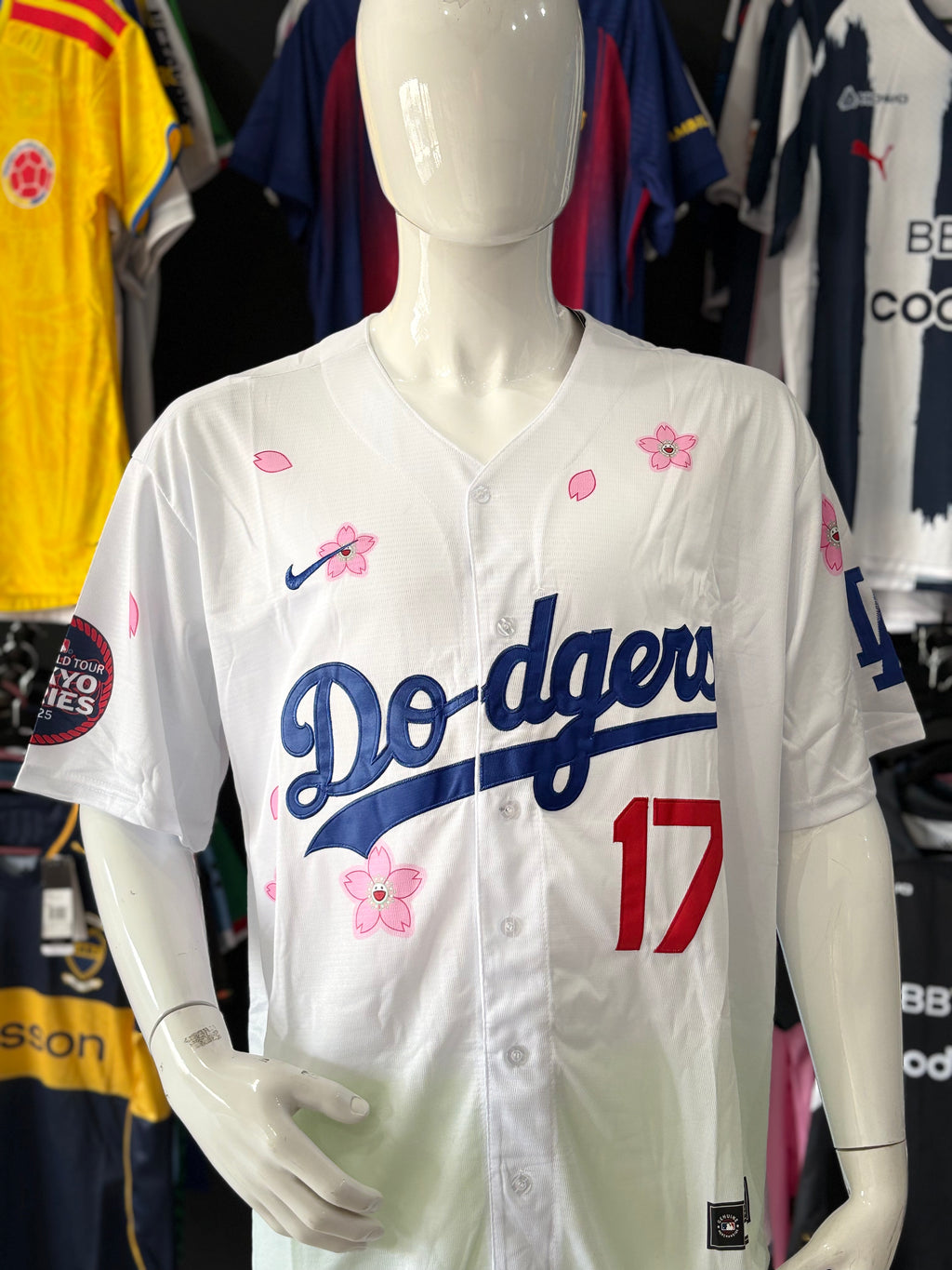 Jersey LA Dodgers blanca OHTANI 17