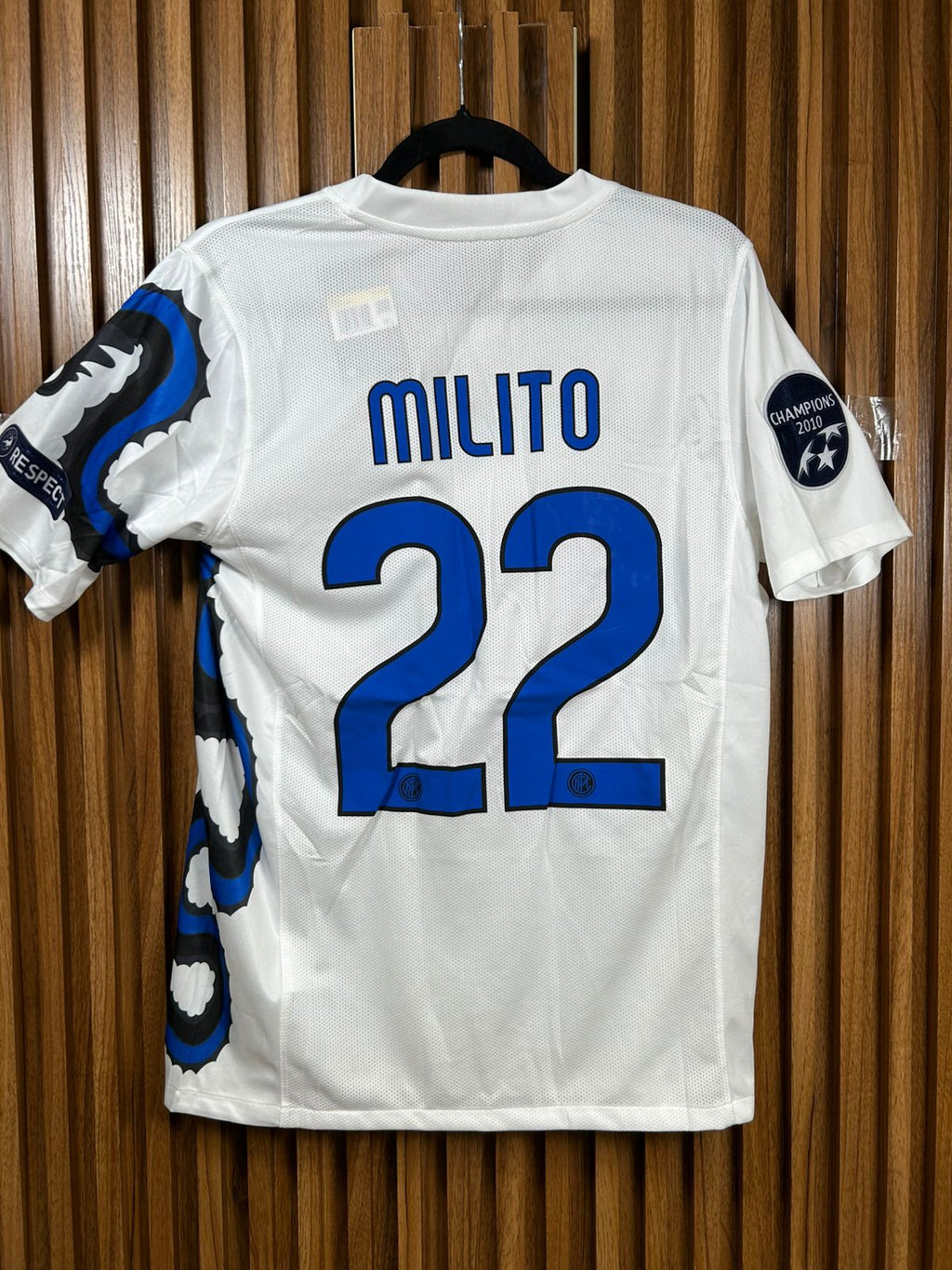 Jersey Inter Milan Visita Milito 2011-2012