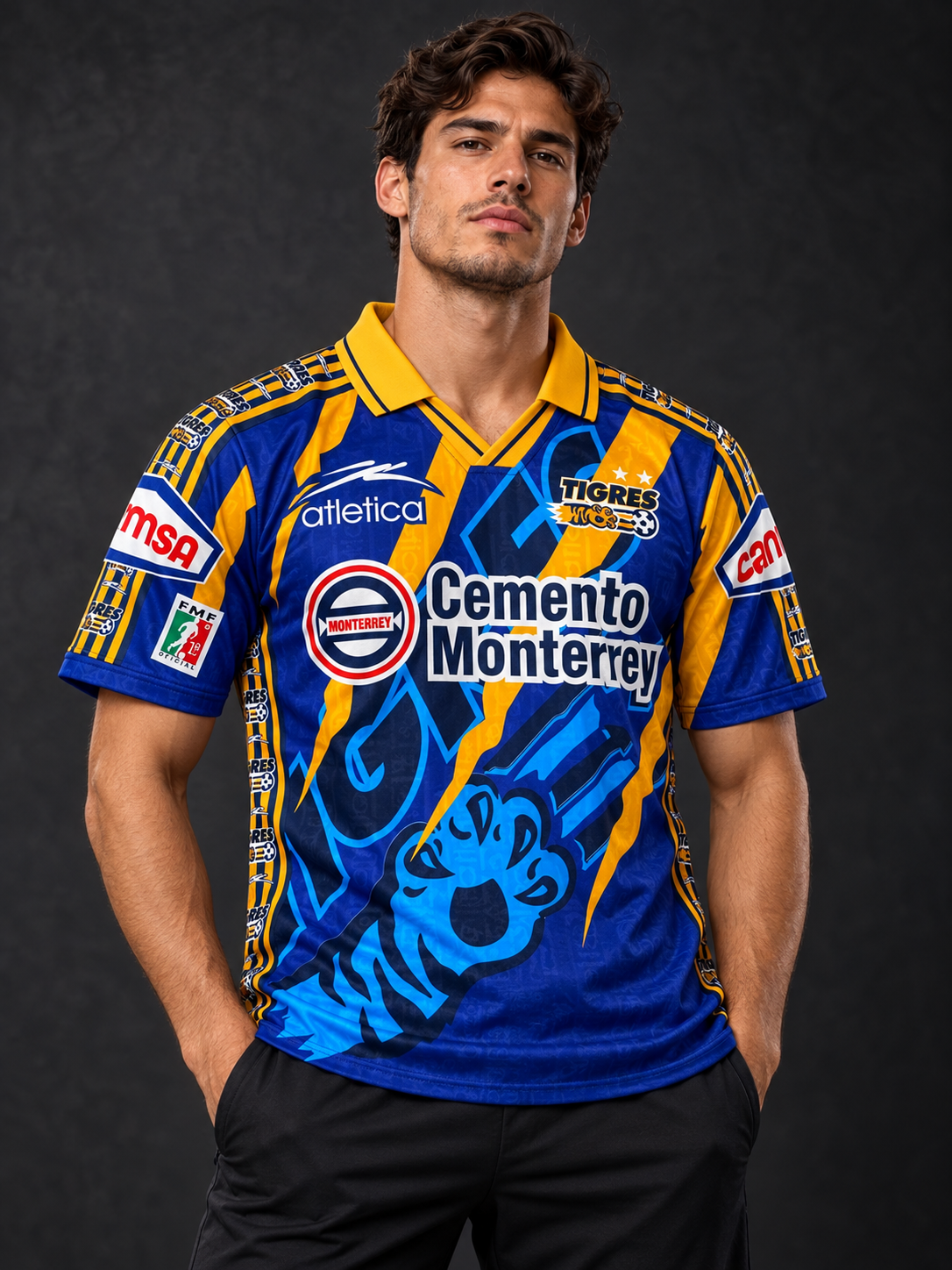 Jersey Tigres Visita  97-98