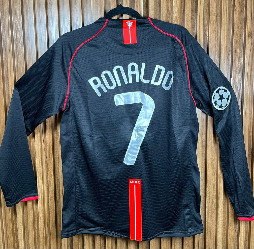 Jersey Man U. Visita Ronaldo ML 2007-2008