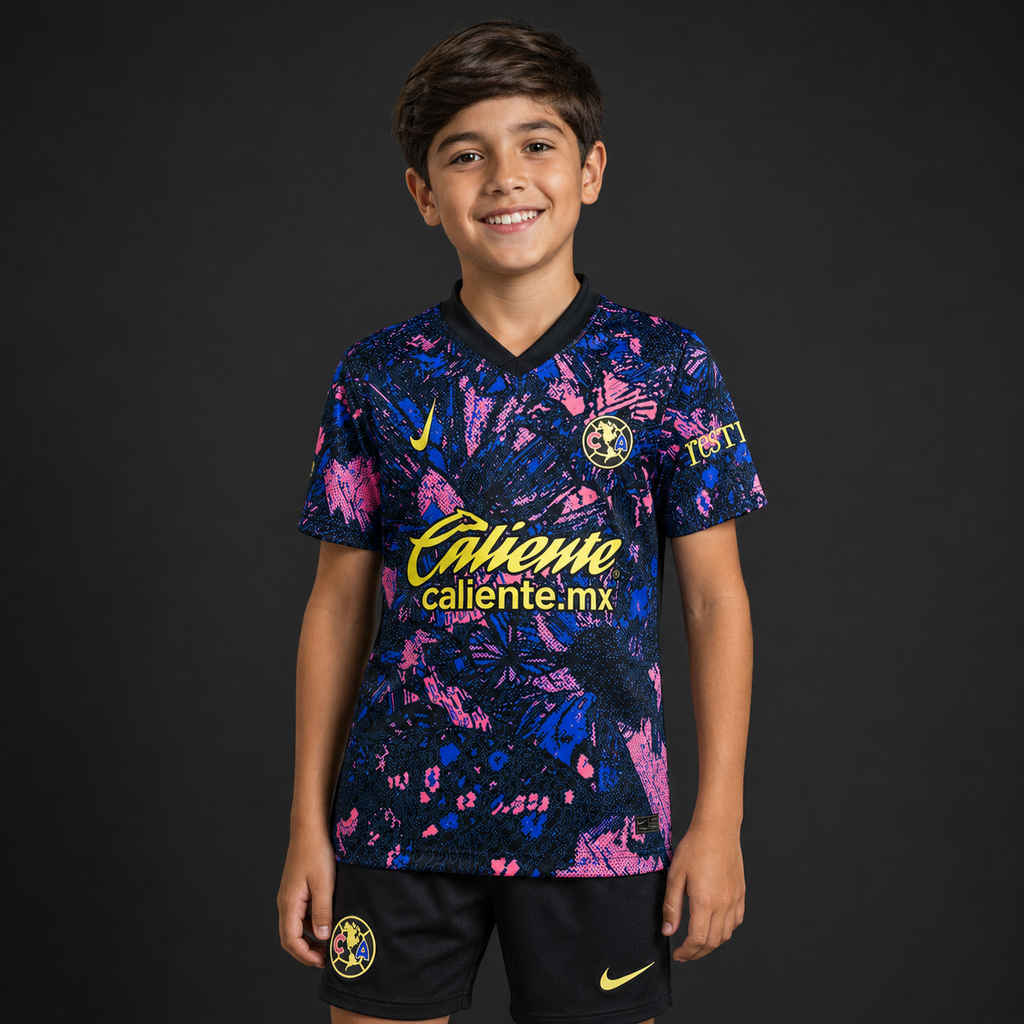 Jersey America Alternativa 24-25 Infantil con modelo - GOAT SPORTS