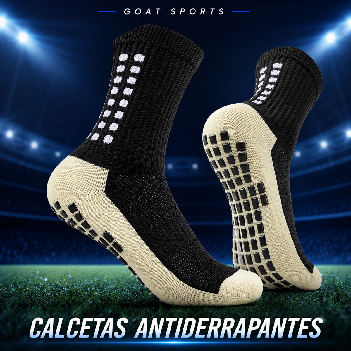 Calcetas antiderrapantes para fútbol GOAT SPORTS