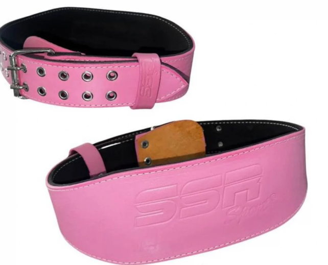 Cinturón Pesista Premium Rosa SSR