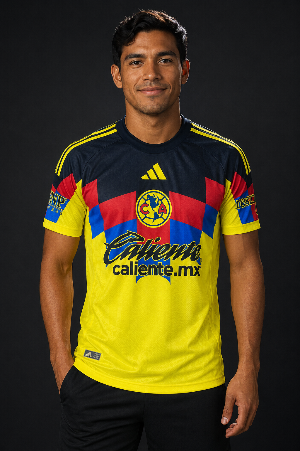 Jersey América Local 25-26 V. Jugador en modelo