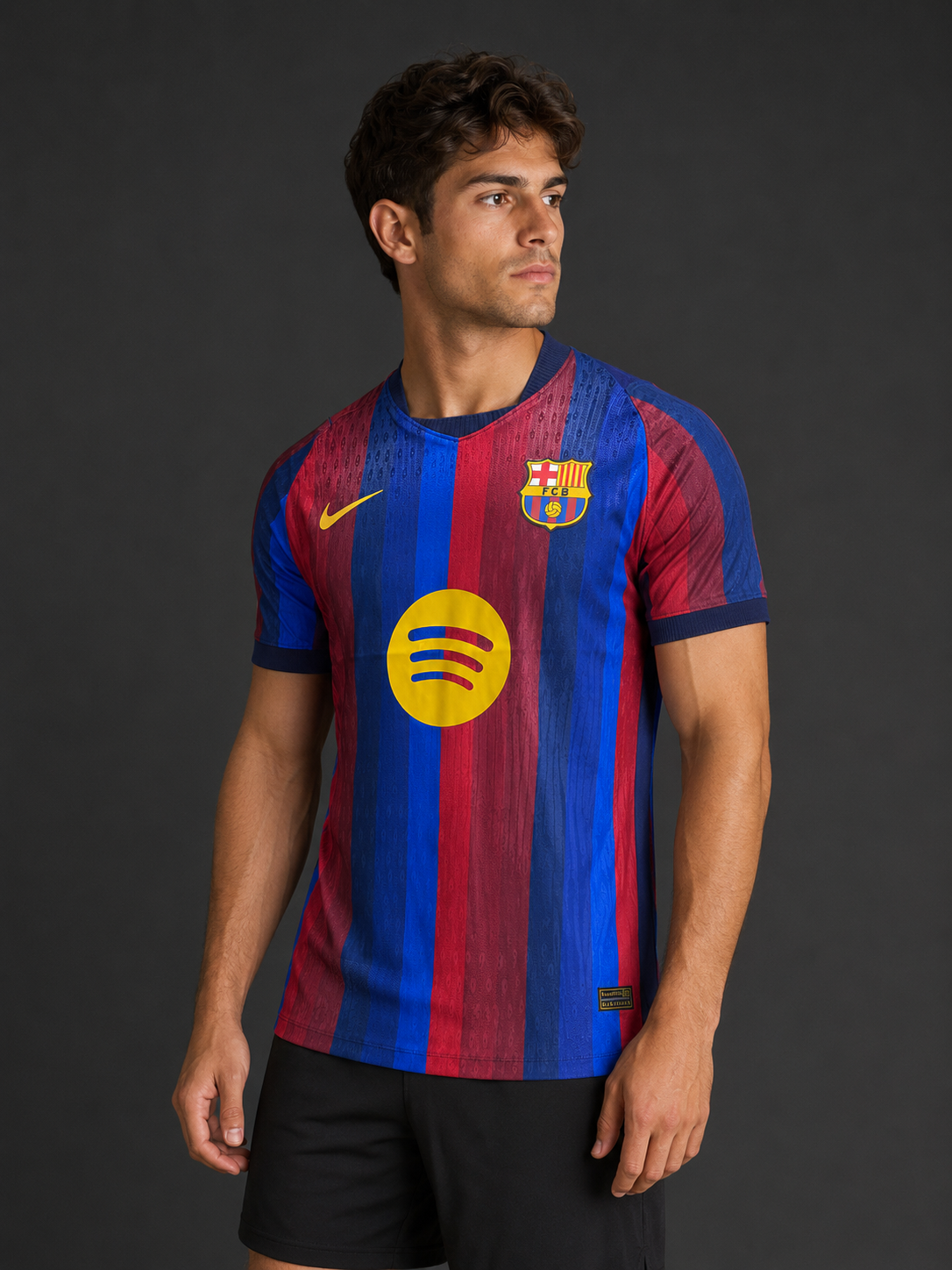 Jersey Barcelona Local 26-27 con modelo - GOAT SPORTS