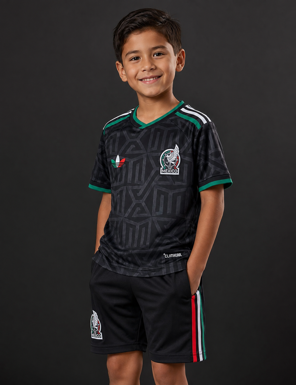 Jersey Mexico Gala 26 Infantil con modelo - GOAT SPORTS