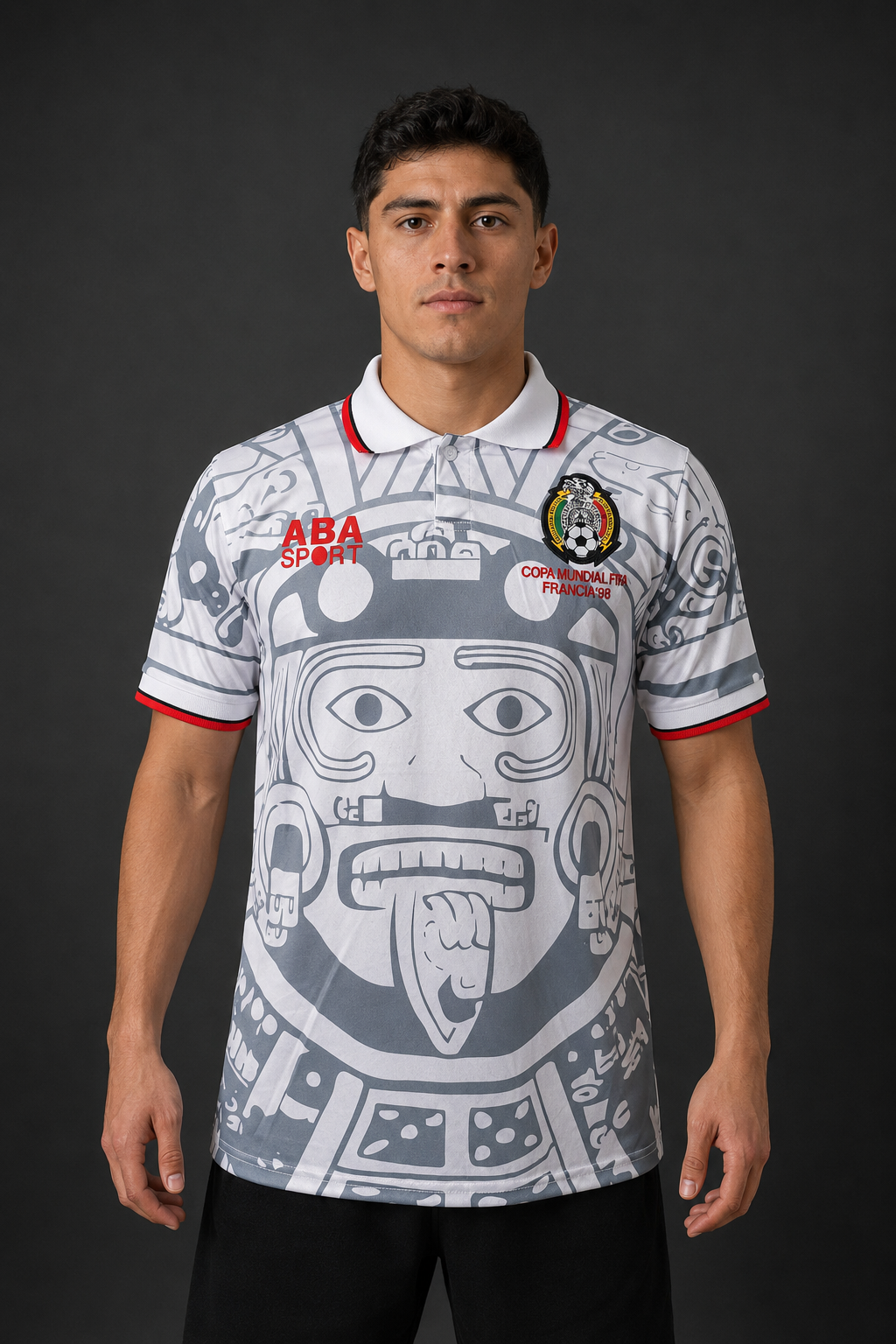 Jersey Mexico Visita Francia 98 con modelo - GOAT SPORTS
