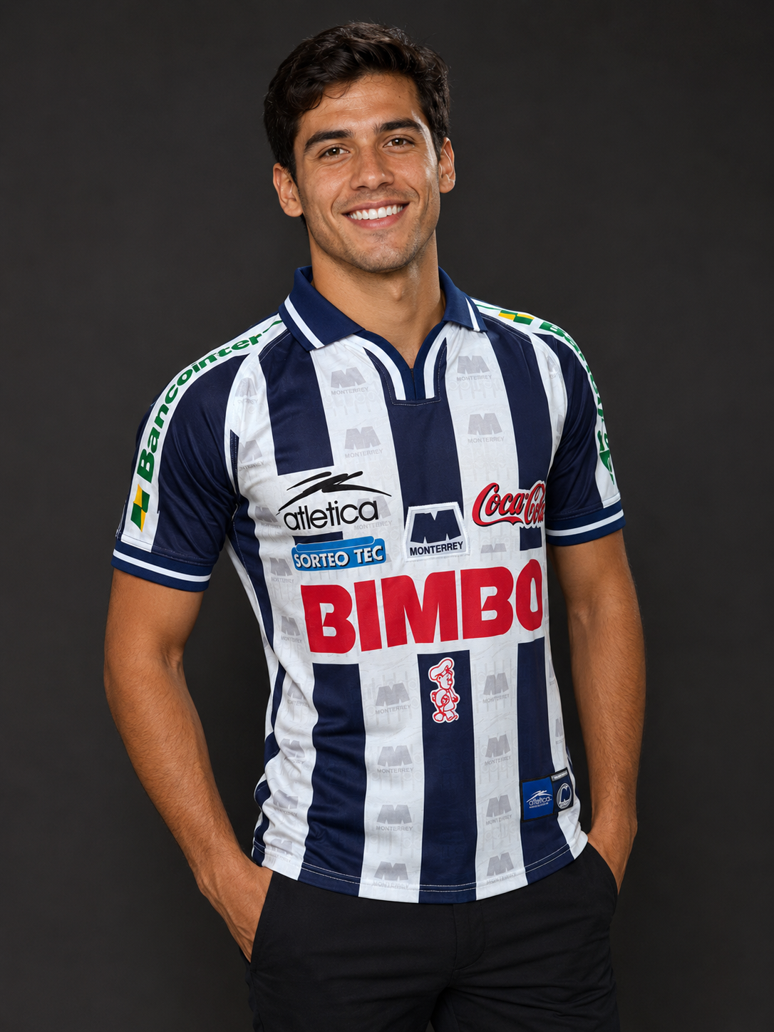 Jersey Rayados Local 99-00 con modelo - GOAT SPORTS